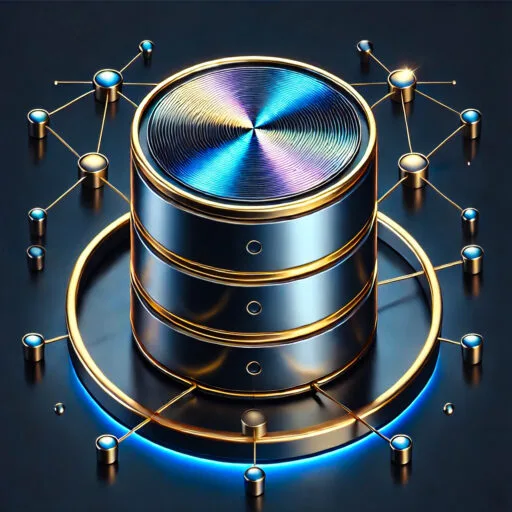 Icono de OmniDataBase – App para bases de datos personalizadas en formato cuadrado con fondo blanco y las letras "OD" en azul.